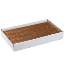Itens Velas cônicas velas cor sólida caramelo 34x240mm 4 un
