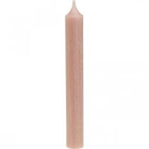 Velas de haste velas rosa decoração de vela boho Ø21/170mm 6pcs