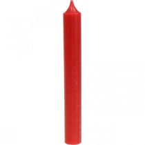 Itens Velas de haste velas vermelhas decoração de velas de natal Ø21/170mm 6 peças