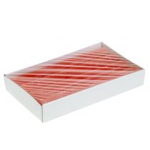 Itens Velas cônicas coloridas laranja 34mm x 300mm 4 peças