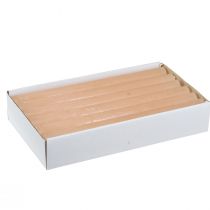 Itens Velas cônicas de cor sólida, laranja pêssego, 22×240mm, 12 unidades