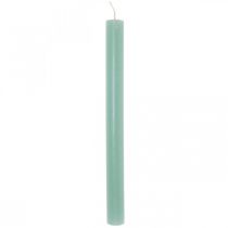 Itens Velas coloridas através de Verde 21×240mm 12pcs