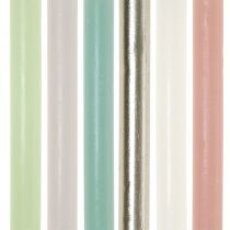 Velas cônicas coloridas em cores diferentes 21 × 240mm 12pcs