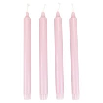 Itens Velas Cônicas PURA Velas Wenzel Rosa Antigas Rosa 250/23mm 4pcs