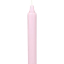 Itens Velas Cônicas PURA Velas Wenzel Rosa Antigas Rosa 250/23mm 4pcs