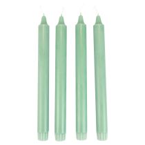 Itens Velas Cônicas PURA Velas Wenzel Verde Esmeralda 250/23mm 4pcs