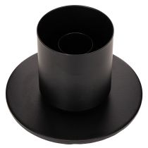 Itens Castiçal cônico com cilindro de vidro. Simples e atemporal. 31 cm