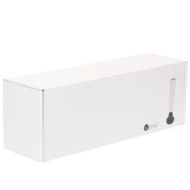 Itens Castiçal cônico com cilindro de vidro. Simples e atemporal. 31 cm