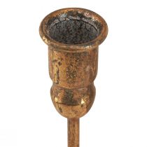 Itens Castiçal antigo para 10 velas ouro 46×46cm Alt.16,5cm