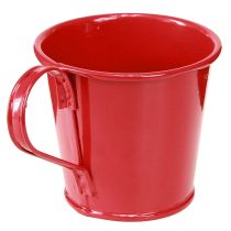 Itens Porta-velas de metal vermelho H6cm 6 peças
