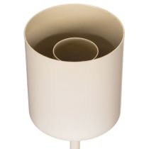 Itens Castiçal cilíndrico moderno de vidro com 45 cm