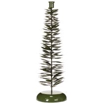 Itens Castiçal em formato de árvore de Natal, metal verde, 45 cm