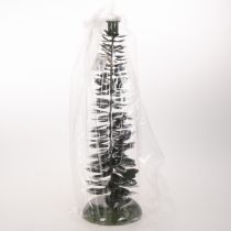 Itens Castiçal em formato de árvore de Natal, metal verde, 45 cm