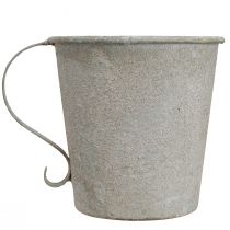 Itens Castiçal cônico copo vintage decorativo cinza Ø11cm Alt.11cm