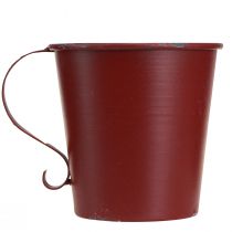 Itens Castiçal cônico copo vintage decorativo vinho tinto Ø11cm Alt.11cm