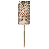 Itens Castiçais de vareta, dourados, Ø22mm, A10cm, 4 peças