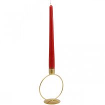 Castiçal castiçal ouro anel de metal Ø10.5cm