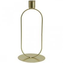 Castiçal Castiçal Oval Dourado Ø10cm A21cm