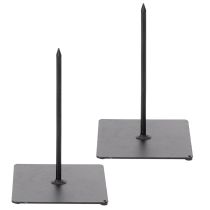 Itens Suportes para arranjos florais verticais, ideais para apresentações elegantes em ambientes internos e sobre mesas. 15 cm, 2 unidades.