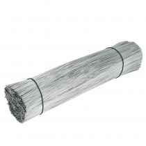 Itens Fio de pinos, fio de prata galvanizado Ø0,4mm L180mm 1kg