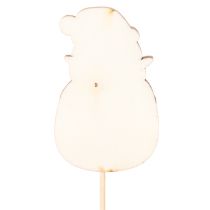 Itens Estacas decorativas de Papai Noel para arranjos florais e vasos de plantas, 31 cm, 12 peças