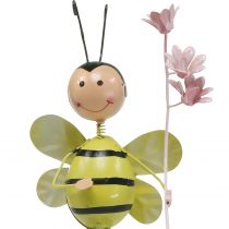 Itens Abelha de flor com flor, decoração de metal primavera verão 4 peças