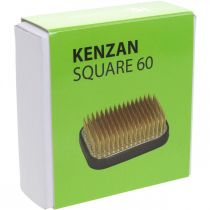 Itens Haste floral Kenzan Ikebana, latão prateado, retangular, 60×45mm