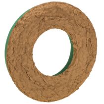 Itens Coroa de espuma floral espuma floral molhada sobre papelão Ø30cm 2 peças