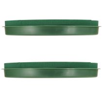 Itens Coroa de espuma floral com tigela espuma floral úmida Ø29cm 2 peças