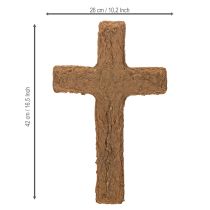 Itens Cruz de espuma floral OASIS® Renewal®, espuma floral Biolit® para arranjos florais memoriais, 42 cm, 2 peças