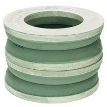 Itens Anel de espuma floral verde Ø25cm arranjo de guirlanda de 4 peças