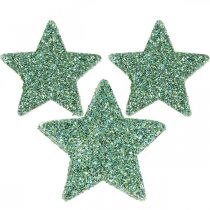 Itens Espalhar decoração Estrelas de Natal Espalhar estrelas verde Ø4/5cm 40p