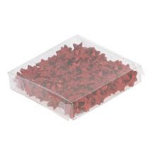 Itens Star Glitter 1,5cm para polvilhar vermelho 144 unidades