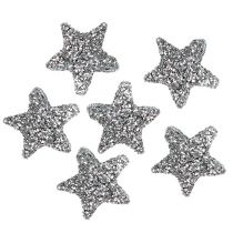 Itens Star glitter 1,5cm para polvilhar prata 144pcs