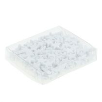 Itens Star Glitter 1,5cm para polvilhar branco 144pcs
