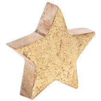 Itens Estrela decorativa brilhante para decoração de mesa, 5 cm, 9 peças