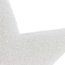 Estrela para pendurar branco 37cm C 48cm 1p