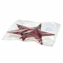Itens Decoração hanger glitter star borgonha 21cm 2pcs