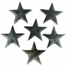Itens Deco estrelas cinza 4cm 12pcs