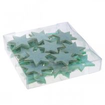 Itens Estrelas decorativas para artesanato Menta espuma auto-adesiva de borracha 4cm 36 unidades