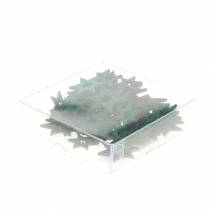 Itens Decoração dispersa estrela verde 3-5cm 48 unidades