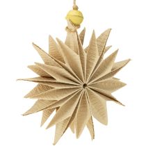 Itens Estrelas de papel com barbante de juta para decoração festiva