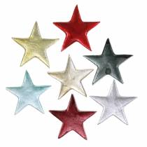 Itens Deco stars cores diferentes mate 4cm 12pcs