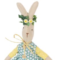 Itens Coelho de Páscoa de pelúcia, coelho de Páscoa com roupinhas, coelhinha H43cm