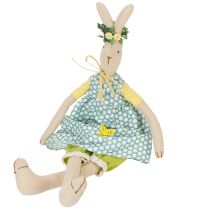 Itens Coelho de Páscoa de pelúcia, coelho de Páscoa com roupinhas, coelhinha H43cm