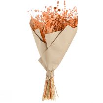 Itens Buquê de flores secas estilo boho, laranja e damasco, decorativo, 45 cm, 80 g