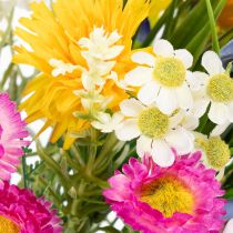 Itens Buquê de flores artificiais, decoração de primavera para sala de estar e escritório, 37 cm