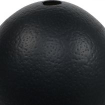 Itens Decoração de ovo de avestruz soprada Decoração de Páscoa preta Ø12cm Alt.14cm