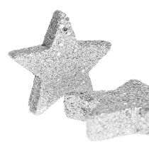 Itens Estrelas para espalhar prata sortida. 4-5cm 40 unidades