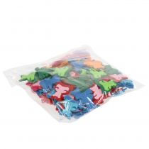 Itens Urso decorativo espalhado feito de feltro cores sortidas 3,5cm x 3,5cm 100 un